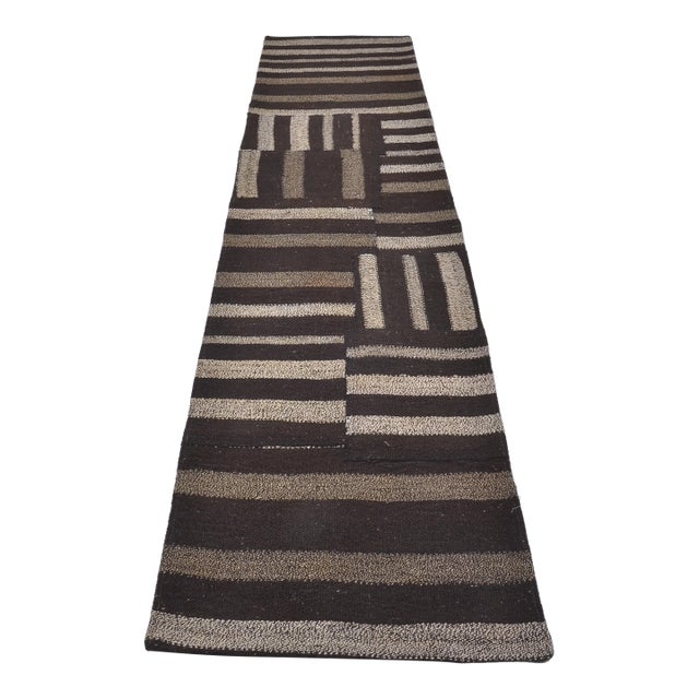 Handwoven Anatolian Vintage Runner Rug For Sale