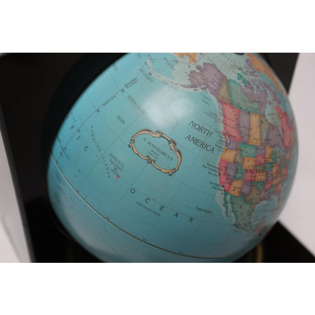 Vintage Globe / Planisphere With Black Acrylic Casing For Sale - Image 12 of 13