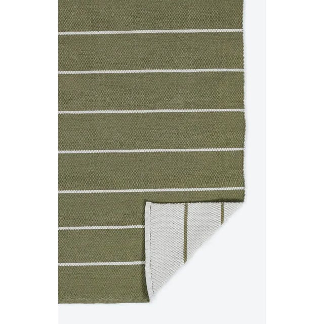 Contemporary Erin Gates by Momeni River Fine Green Hand Woven Indoor Outdoor Rug 5' X 7'6" For Sale - Image 3 of 10