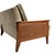 1960s Mid Century Modern Caned Walnut Velvet Long Sofa for Reupholstery 101" For Sale - Image 13 of 16