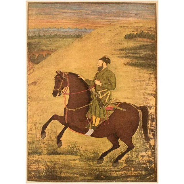 1950 Said Khan by Bitchitr Rai , Gold-Leafed Parisian Offset Lithograph For Sale - Image 13 of 13