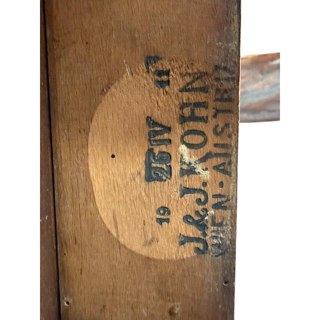 Vienna Secession Console Table in Beech Wood from Jacob and Josef Kohn, 1890s For Sale - Image 4 of 13