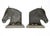 Metal Horse Head Metal Bookends - a Pair For Sale - Image 7 of 13