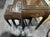 Wood Vintage Engraved Nesting Tables Oriental Rose Wood Beautiful For Sale - Image 7 of 14