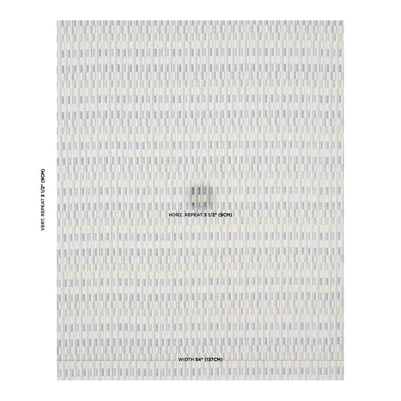SAMPLE - Schumacher Anders Performance Fabric In Mist | Chairish