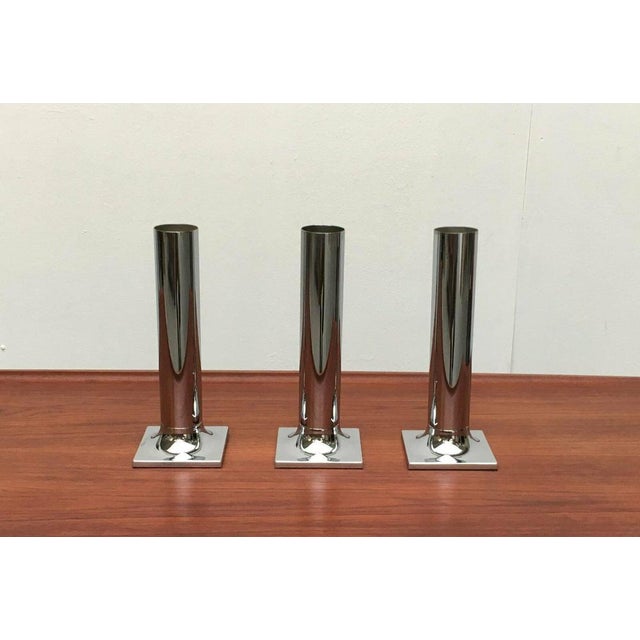 Mid-Century Space Age German Model A248 Chrome Ceiling or Wall Lamps by Rolf Krüger for Staff, 1960s, Set of 7 For Sale - Image 14 of 18