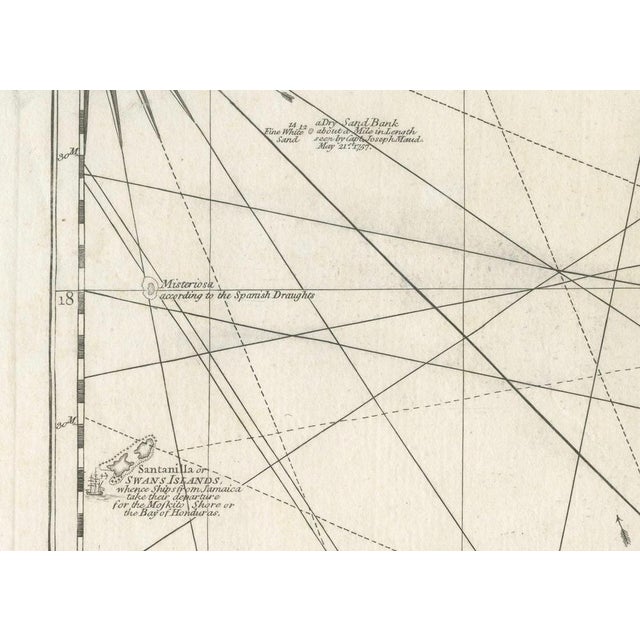 The map titled "The Island of Jamaica and Cape Gracias a Dios with the Banks (Shows Moskito Kings Party)" illustrates a...