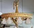 French French Bronze Dore' Wheel Chandelier For Sale - Image 3 of 6