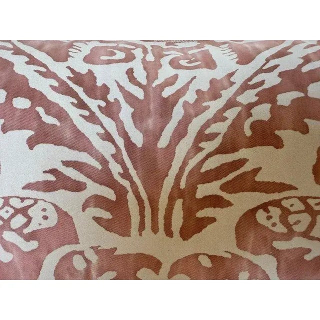 Baroque Pillows by Melissa Levinson, Fortuny-Style Cotton, Italy For Sale In Los Angeles - Image 6 of 8