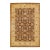 Mogul Collection Hand-Knotted Area Rug - Brown 6' 1" x 9' 1" For Sale - Image 4 of 4