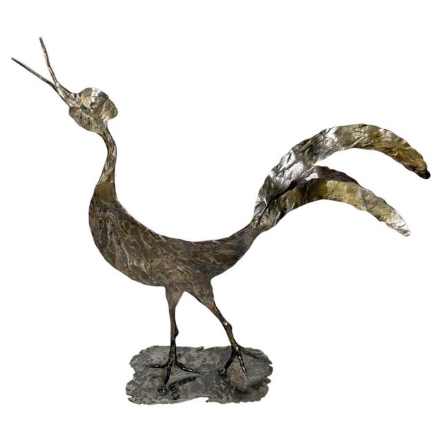 Metal Rooster Sculpture, France, 1970 For Sale - Image 10 of 10