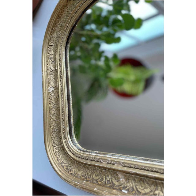 Early 20th Century Petite Gilt Arched Mirror Chairish