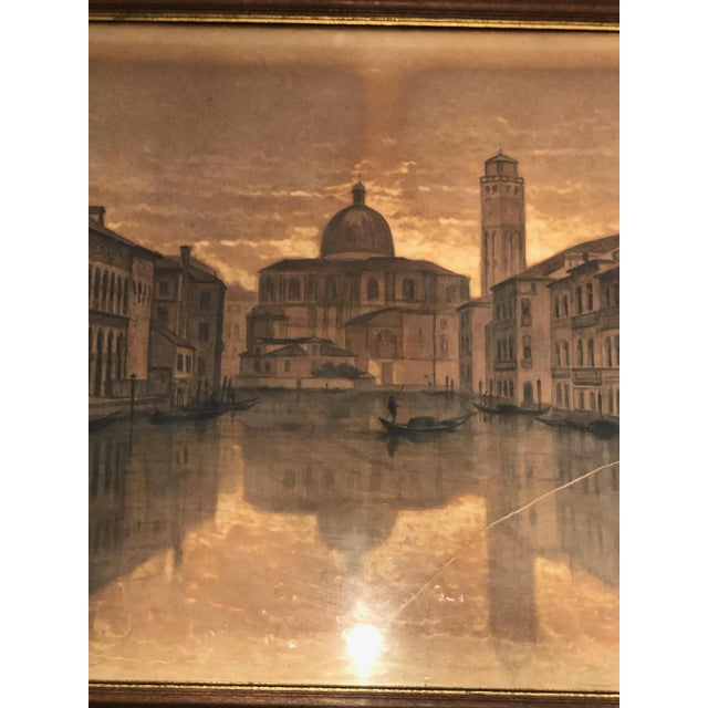 Large Venice View, Signed by François Stroobant '1819-1916' For Sale - Image 11 of 13