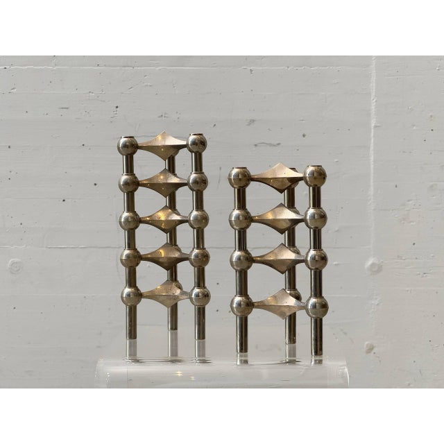 Nail Candleholders by Stoff for BMF, 1960s, Set of 12 For Sale - Image 4 of 16