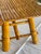 Oversized 73" Mid-Century Curved Bamboo Sling Bench – Japanese Zen Style For Sale - Image 15 of 16