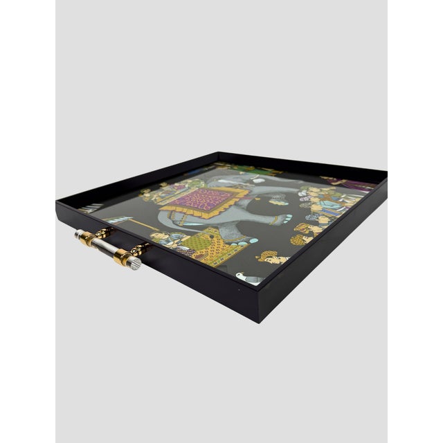 Indian Custom Tray Manuel Canovas Indian Celebration For Sale - Image 3 of 10