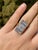 Metal The Analia: Ladies Antique Two Tone Diamond Ring in 14K For Sale - Image 7 of 9
