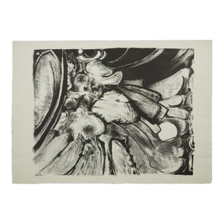 Mid Century Block Print #49 Revised Edition Unknown Artist 1958 on Watercolor Paper For Sale