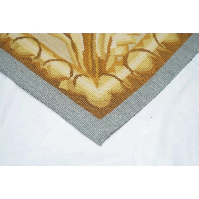 Traditional Aubusson Rug 7'10''x10'2'' For Sale - Image 3 of 9