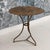 19th C. French Metal Guéridon Round Side Table in Original Patina For Sale - Image 16 of 17