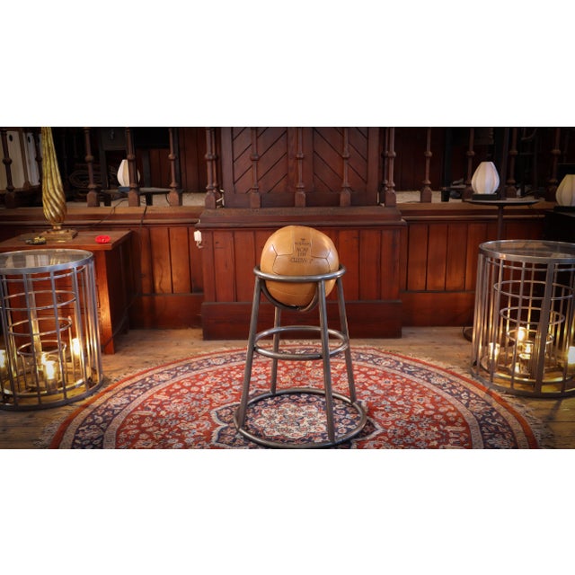 Barball Stool in Leather by Timothy Oulton, 2010s For Sale - Image 10 of 18