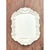 This vintage platter is a sculptural piece of white ceramic, shaped as a shallow, shaped-rectangular tray with a softly...