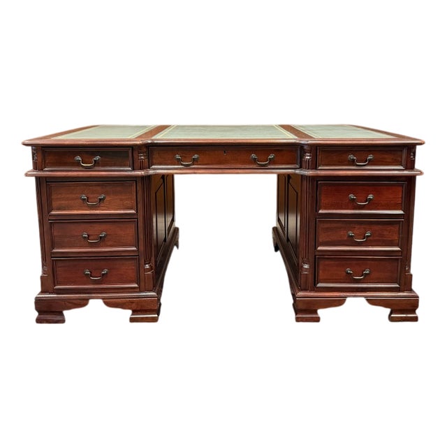 English Desk in Mahogany For Sale