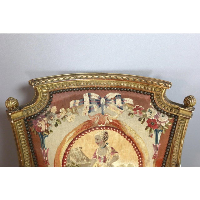 Louis XVI Armchairs, 19th Century, Set of 2 For Sale - Image 10 of 14