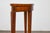 English 19th Century English Neoclassical Walnut Demi-Lune Table with Tapered Legs For Sale - Image 3 of 12