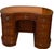 1930's Antique Federal Style Mahogany Kidney Shaped Leather Top Ladies Writing Desk For Sale
