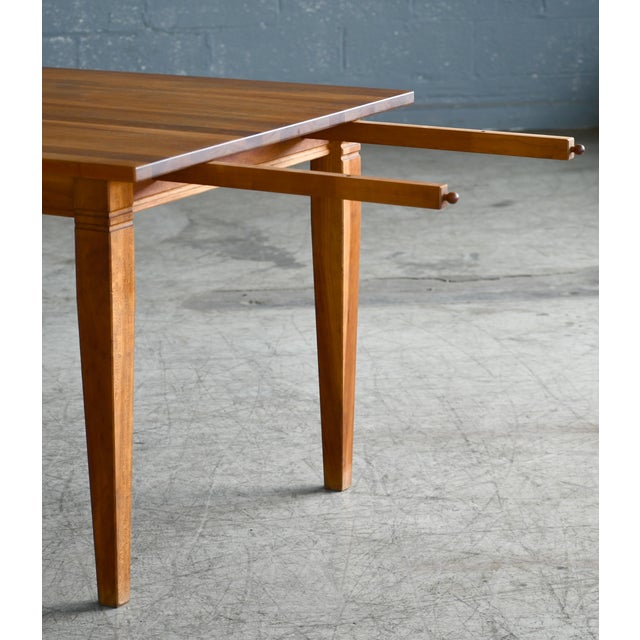 Large Danish Modern Dining Table by Haslev Seats 10-12 ...