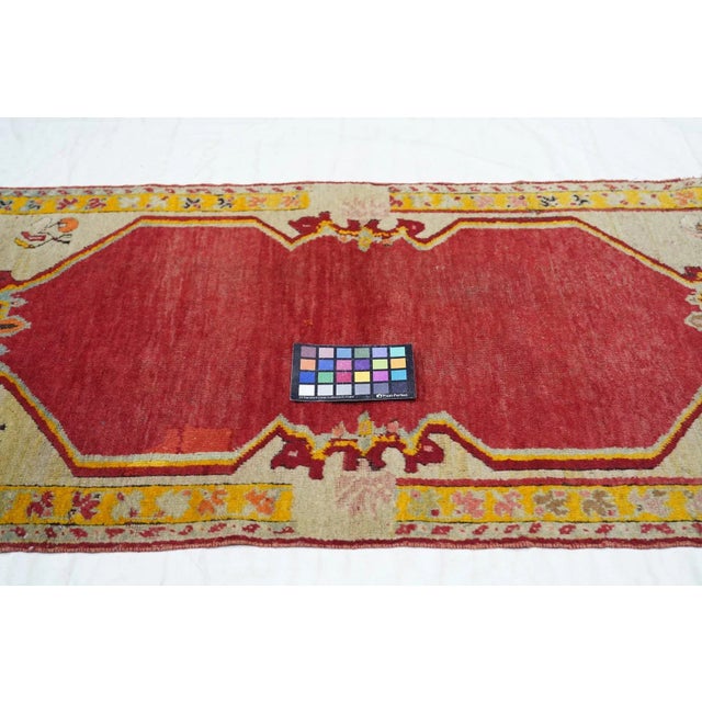 Antique Oushak Rug 2'4'' x 4'6'' For Sale - Image 11 of 11