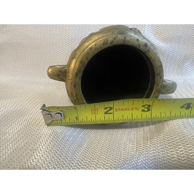 Antique 19th Century Chinese Cast Bronze Phoenix Censer For Sale - Image 10 of 10
