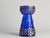 Blue Mid-Century Modern Cobalt Blue and Gold Glass Hyacinth Vase by Walther Glas, 1970s For Sale - Image 8 of 18