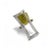 Contemporary Late 20th Century 14K White Gold Diamond Open Cocktail Ring Estate, Size 6.5 For Sale - Image 3 of 3