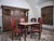 Wood Carved Table with Thick Marble Top For Sale - Image 7 of 7