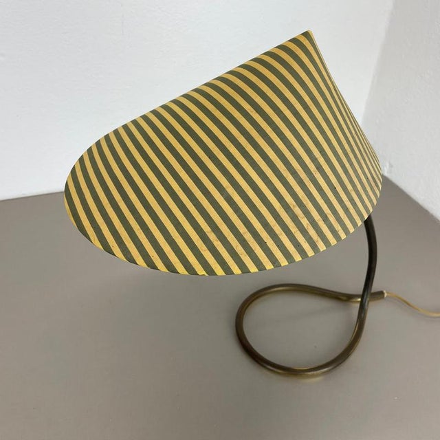 Mid-Century Modern Mid-Century Modern Looped Brass Table Light by J.T Kalmar, Austria, 1950s For Sale - Image 3 of 18