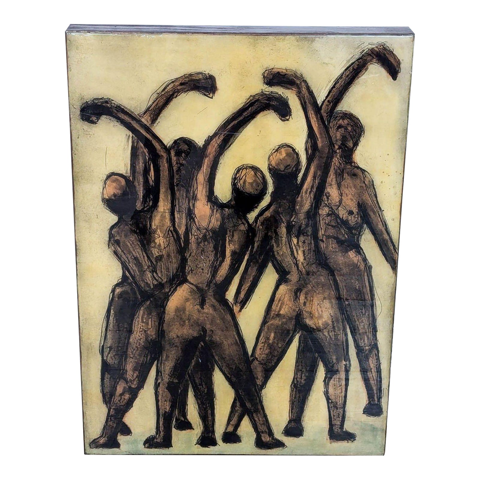 Marti McKee “Sacred Dance” Etching | Chairish