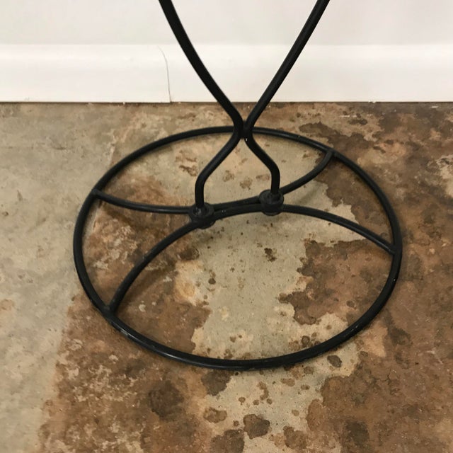 Vintage Black Wire Female Mannequin Coat Rack Attributed to Laurids