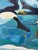 “Nosey Neighbors” a Swan Painting by LWren Walraven For Sale In Santa Fe - Image 6 of 18