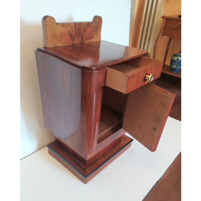 Art Deco Nightstands,1930s, Set of 2 For Sale - Image 10 of 12