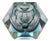 Mid-Century Modern Faceted Murano Sommerso Glass Ashtray by Flavio Poli for Seguso, 1960s For Sale