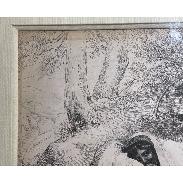 Antique Original Jean Leon Gerome Ferris 1863-1930 Pen Ink Drawing Sketch Art For Sale - Image 9 of 13