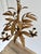 French Gilt Palm Leaf Chandelier, 1950 For Sale - Image 14 of 15