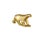 Contemporary Gold Resin Pompon Bear from Richard Orlinski For Sale - Image 3 of 9