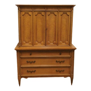 American of Martinsville Italian Neoclassical Tuscan Style 42" Chest on Chest 3114-6 For Sale