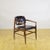1970s Mid-Century Style Wood and Stretched Leather Armhair, 1970s For Sale - Image 5 of 9