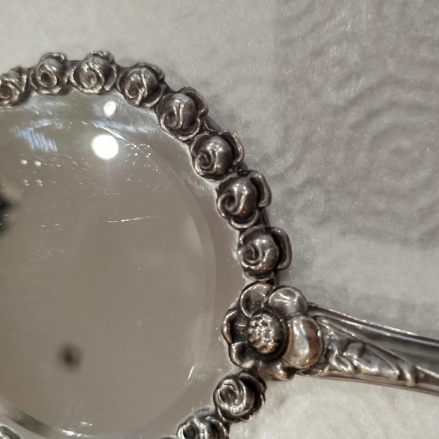 Silver Hand Mirror, 1930s For Sale - Image 12 of 18