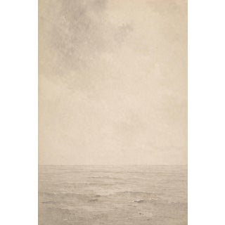 Minimal Coastal Horizon Study, Abstract Ocean Art Print, 24" × 36" For Sale