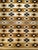 1900 - 1909 Vintage Native American Navajo Chinle Revival Rug, Wool and Cotton, Banded Geometric Pattern, 4x5 For Sale - Image 5 of 9